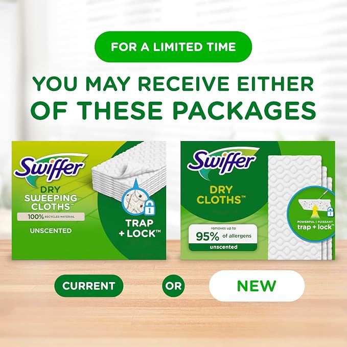 Swiffer Sweep + Mop, Dry Pads Refill, Floor Cleaner - Image 2