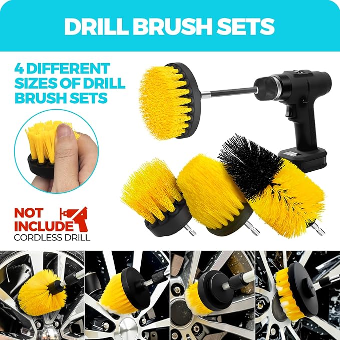 30Pcs Car Detailing Kit, Car Detailing Brush Set, Car Wash Cleaning Kit - Image 3
