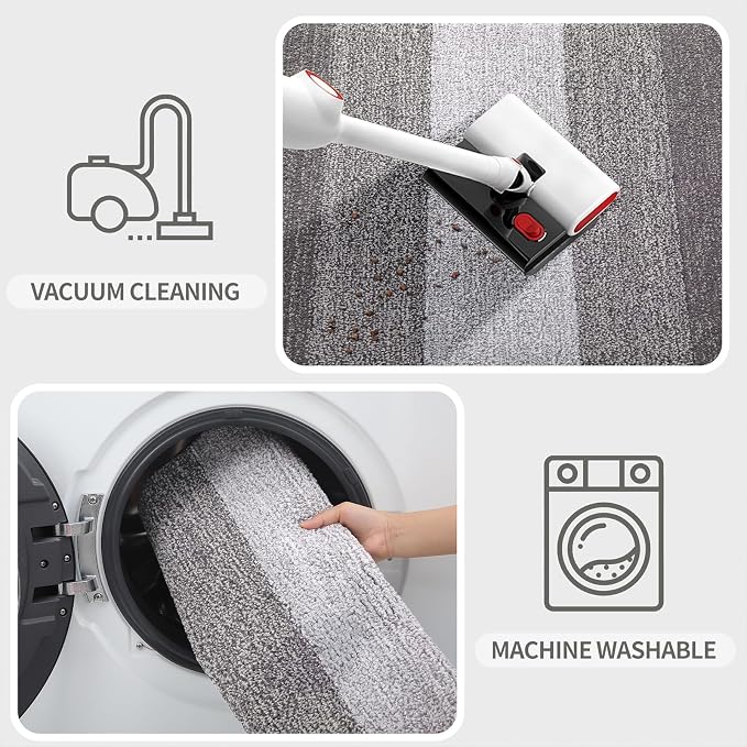 Kitinjoy Indoor Outdoor Door Mat, 32x20 Non-Slip Absorbent Dirt Trapper - Image 5