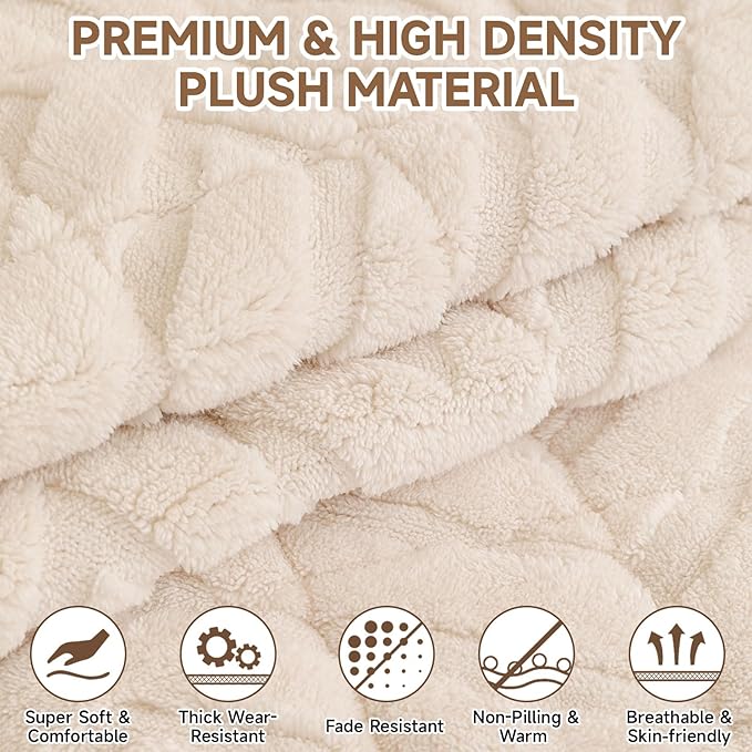 OTOB Plush Couch Cover for Dogs Washable, Non Slip Fuzzy Soft Armrest Backrest - Image 3