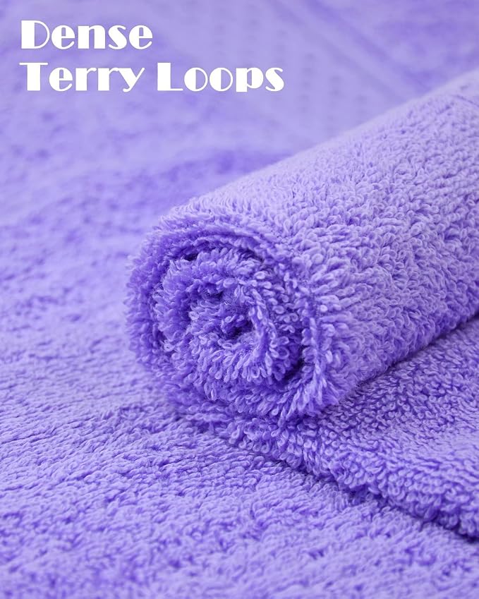 Cleanbear Wash Cloths Cotton Facecloths, Large Face Cloths 6 Ultra-Soft - Image 3