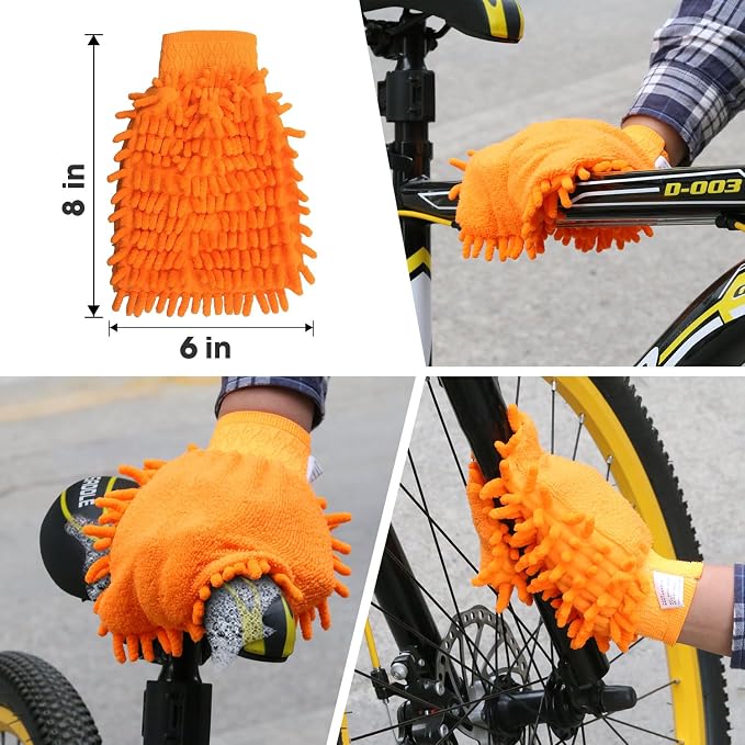 7pcs Bicycle Bike Cleaning Tools Set, Bike Clean Brush Kit Suitable - Image 6