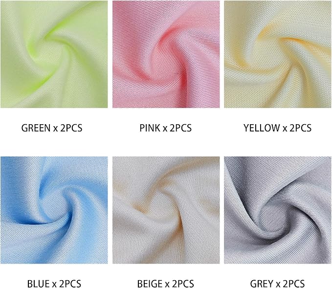 AIMI Assorted Colors Microfiber Cleaning Cloths - Image 7
