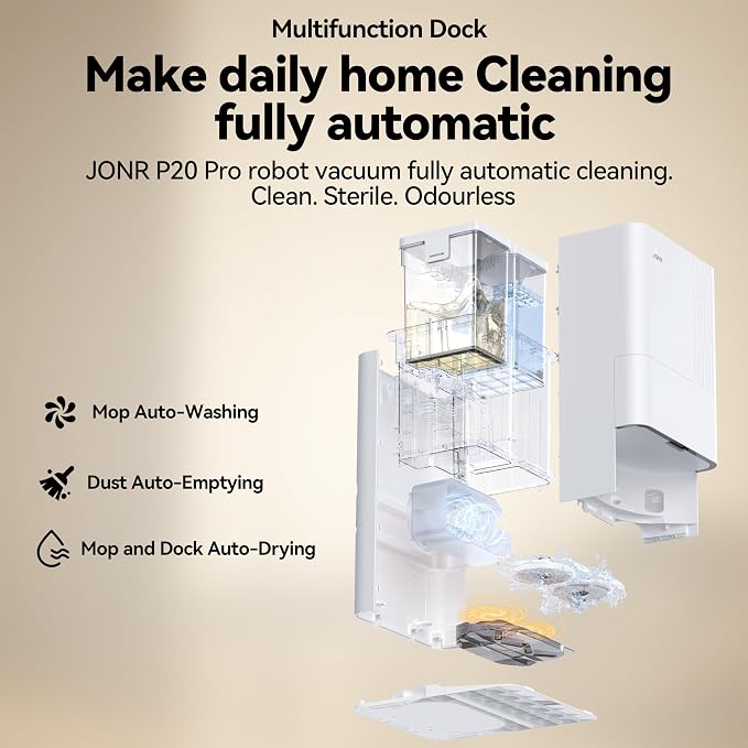 JONR P20 Pro Robot Vacuum and Mop - Image 3