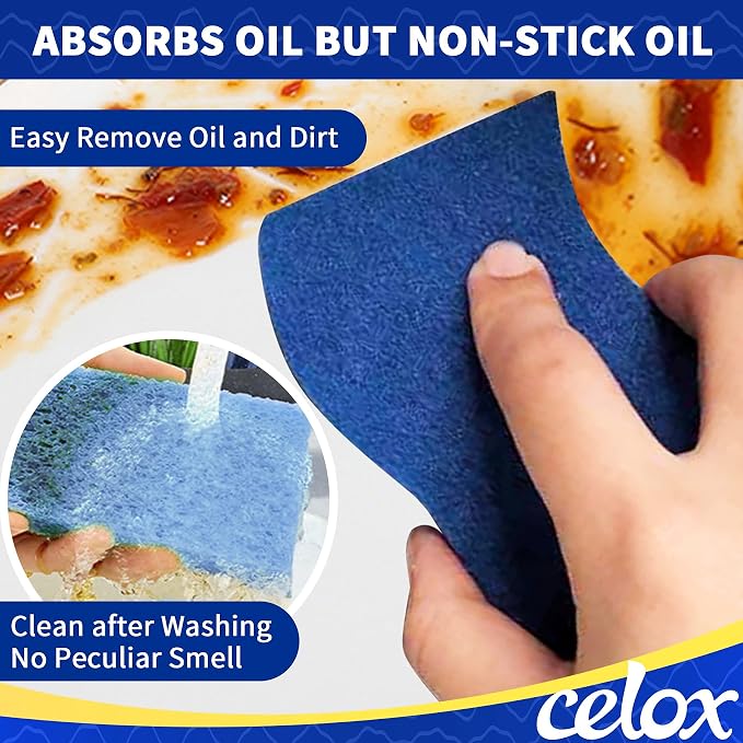 CELOX 36 Pack Non-Scratch Dish Sponge, Dual Sided Kitchen Sponges - Image 2