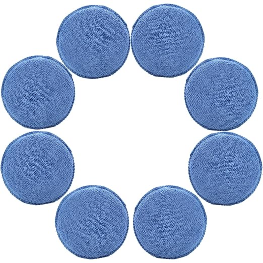 Fasmov 30 Pack Microfiber Applicator Pads Wax Applicator, Car Wax Applicator - Image 3