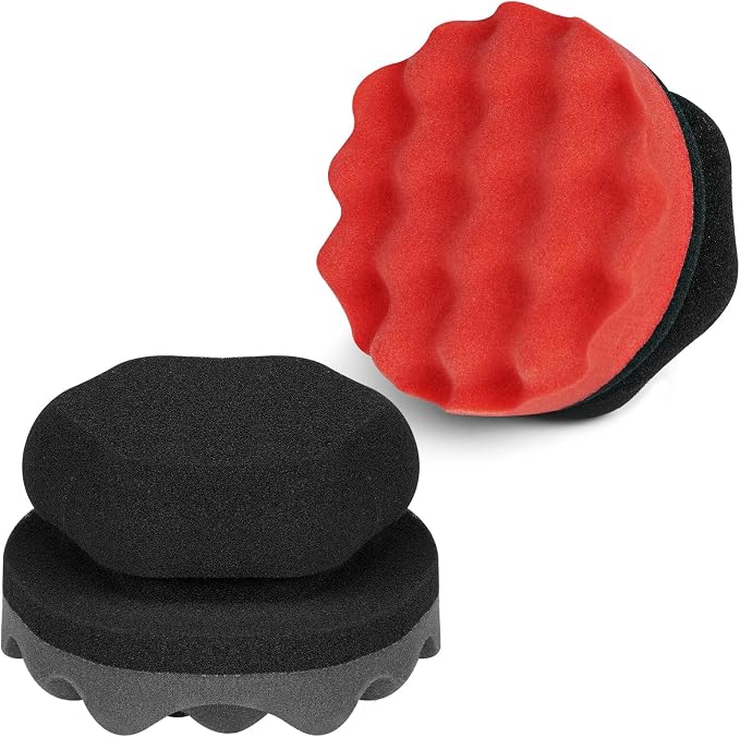 2 Pack Large Tire Shine Applicator Pad, Tire Hex Grip Applicator, Tire Shine by ZHAYAO