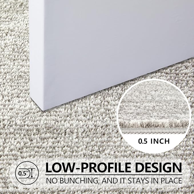REFETONE Indoor Doormat, Front Door Mat 32"x40" Absorbent Rubber Backing Non - Image 4