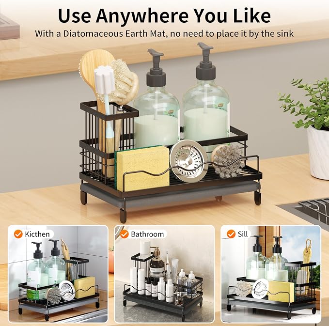 Sink Caddy, Kitchen Sink Organizer - Image 7