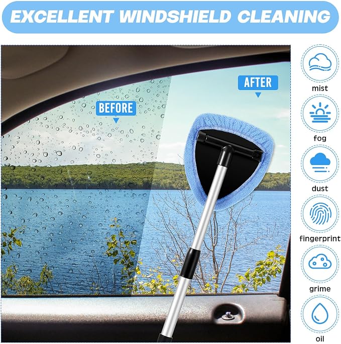 8 Pcs Car Windshield Cleaner Tool Kit - Image 4