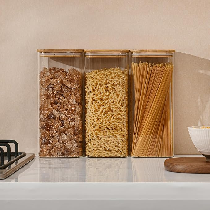 71oz Rectangle Airtight Glass Storage Containers - Image 7