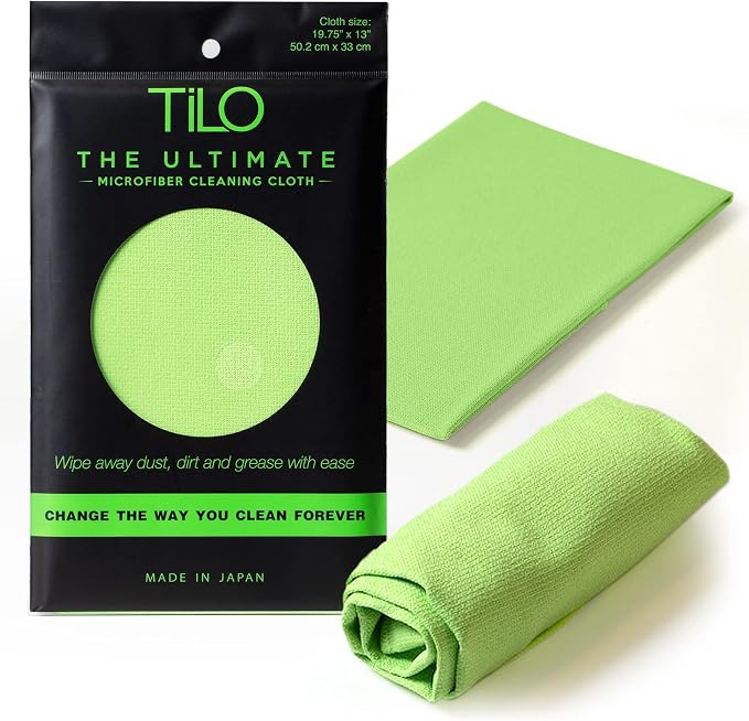 TILO Microfiber Cleaning Cloth – 19x13 Inch Ultra-Absorbent, Reusable Soft by TiLOTHEULTIMATE
