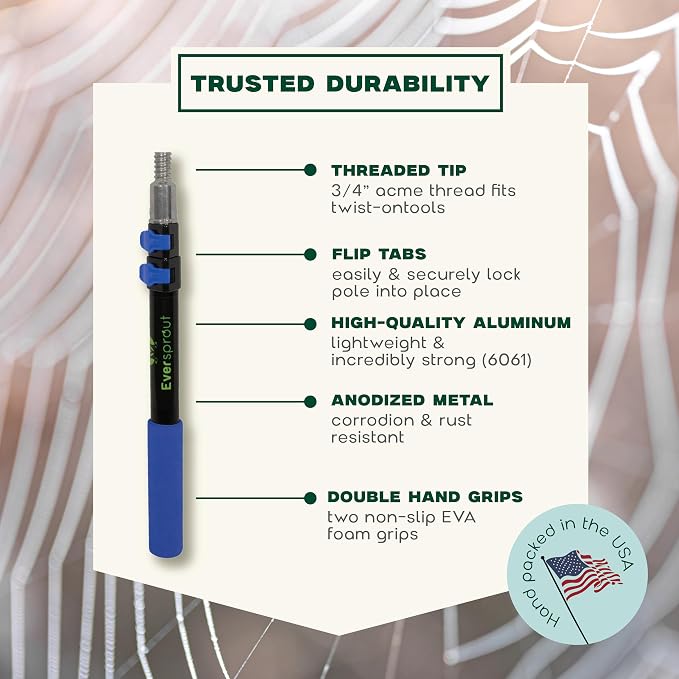 EVERSPROUT 5-to-12ft Telescoping Durable Duster - Image 4