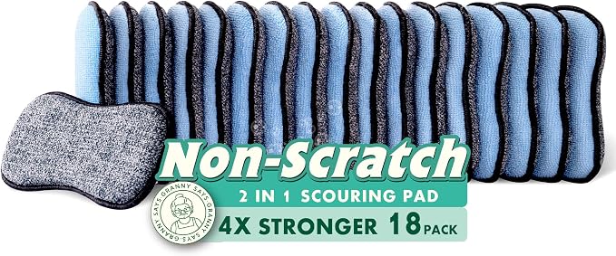 GRANNY SAYS Sponges Kitchen for Washing, Dish Washing Scrubbers, Scrubbing Pad by GRANNYSAYS
