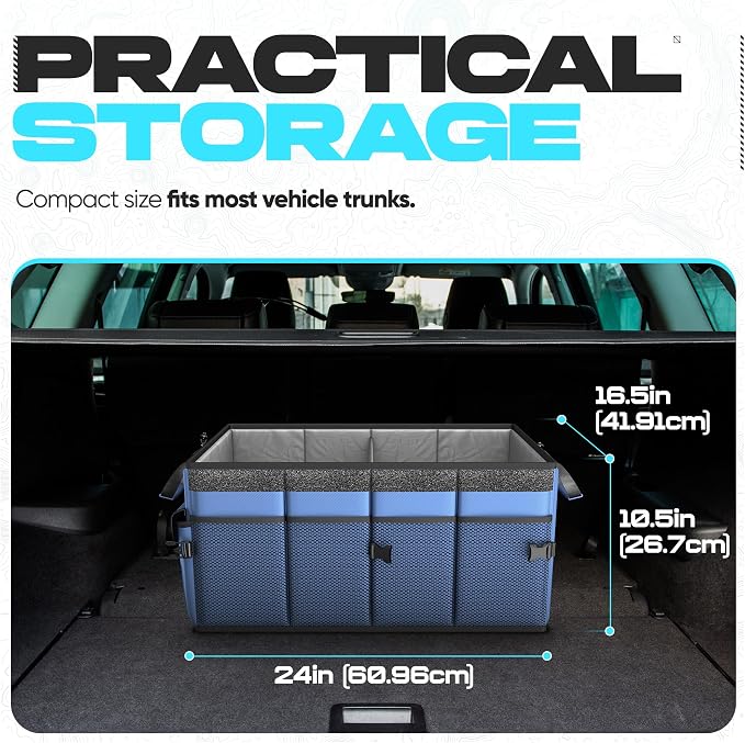 FORTEM Trunk Organizer For SUV Car Trunk Organizer, Foldable Storage, Car - Image 4