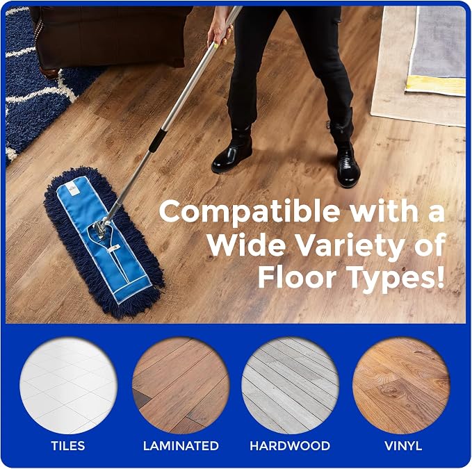 Nine Forty 24-Inch Premium Nylon Dust Mop Replacement Head - Image 6