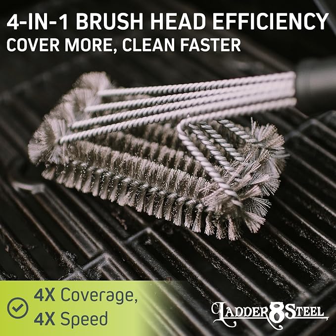 Jolly Green Products Heavy Duty Grill Brush - Image 3