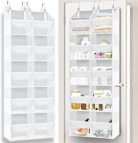 Over The Door Organizer 5 Tiers, Extra Large Behind Door Storage of 10 by Ofiray-home