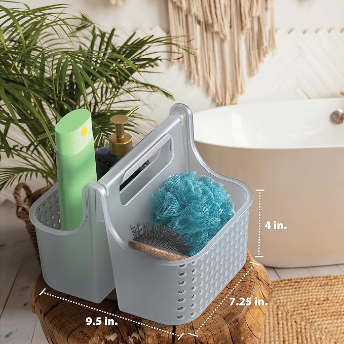 Brookstone Modern Large Portable Shower Caddy - Image 4
