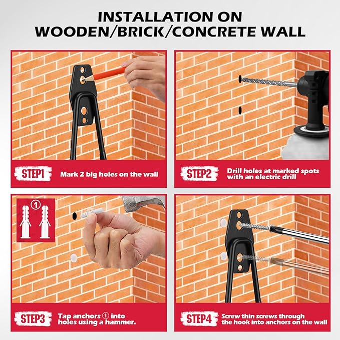 20 Pack Heavy Duty Garage Storage Hooks - Image 8
