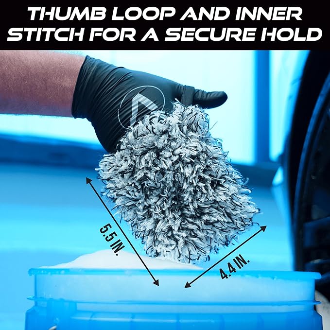VIKING Wheel Cleaner Mitts for Car, Microfiber Wheel Cleaner for Car Detailing - Image 6