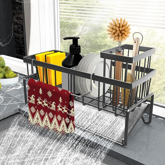 Sponge Holder for Kitchen Sink Caddy，Sink Caddy Organizer by Unknown