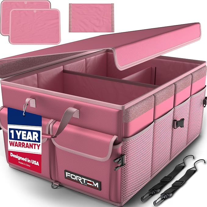 FORTEM Trunk Organizer For SUV Car Trunk Organizer, Foldable Storage, Car by FORTEM