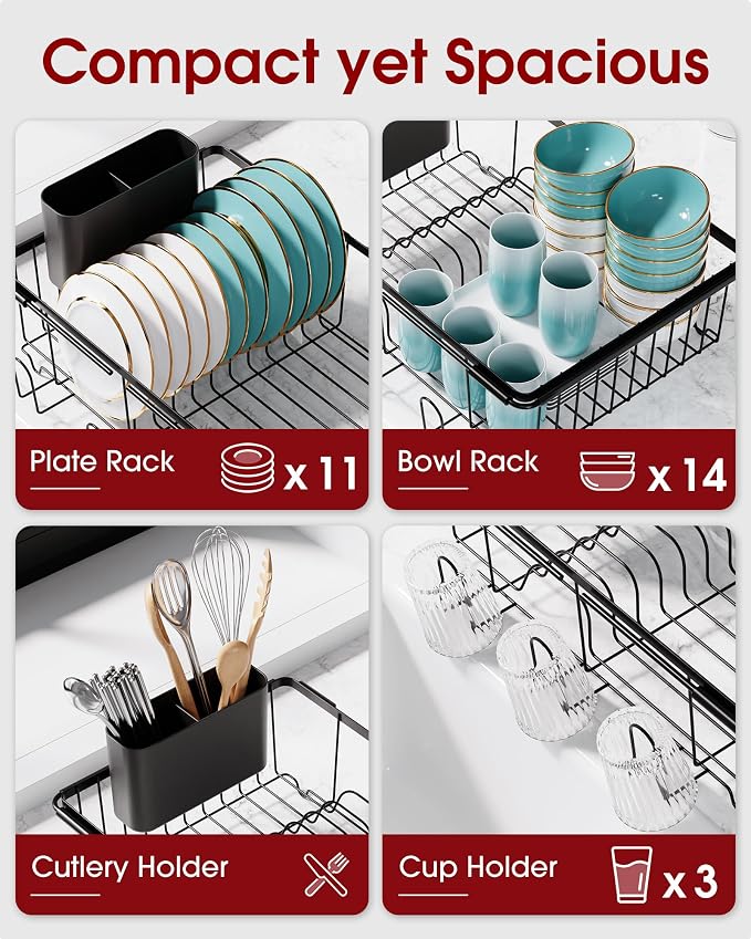 Dish Drying Rack in Sink - Image 2