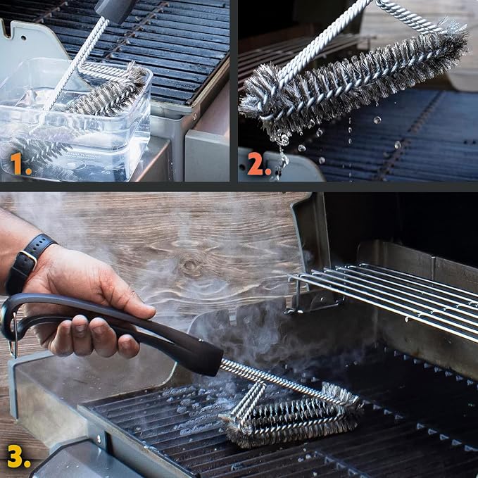 Kona 360 Clean Grill Brush – Powerful Grill Cleaner & BBQ Grill Brush - Image 4