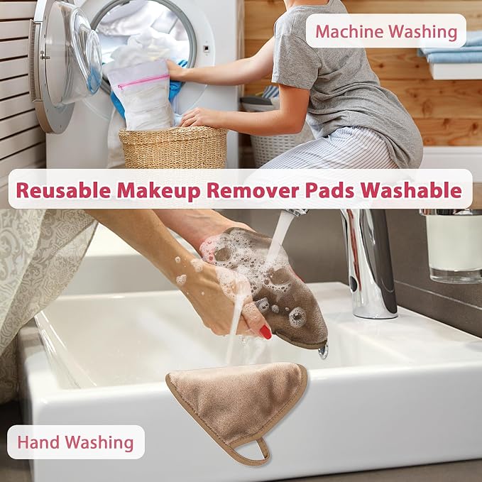 Makeup Remover Cloth, Makeup Remover Pads Microfiber Face Washcloth - Image 7