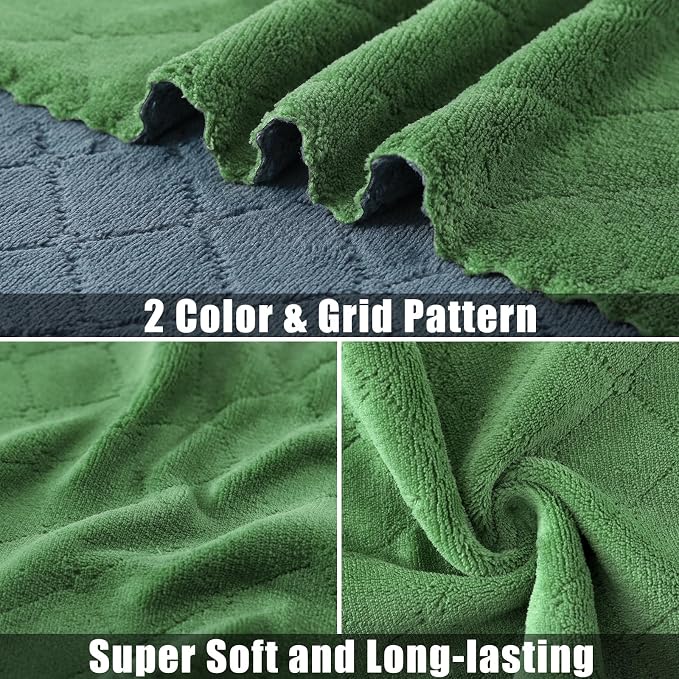 Mordimy 12 Pack Kitchen Cloths Dish Towels, Super Soft and Absorbent Dish Cloths - Image 2