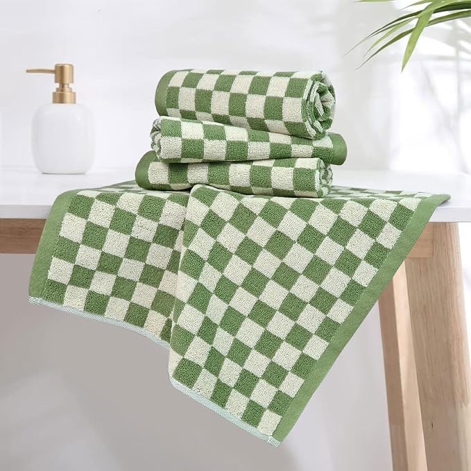 Jacquotha Wash Cloths Checkered 4 Pack - Image 3