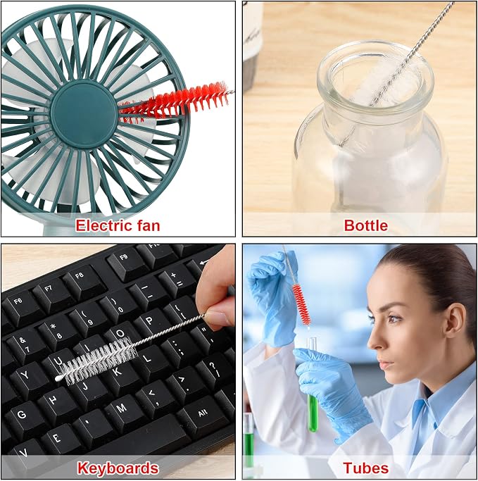 Reusable Straw Cleaning Brushes Bottle Test Tube Long Straw Cleaning Brush - Image 6