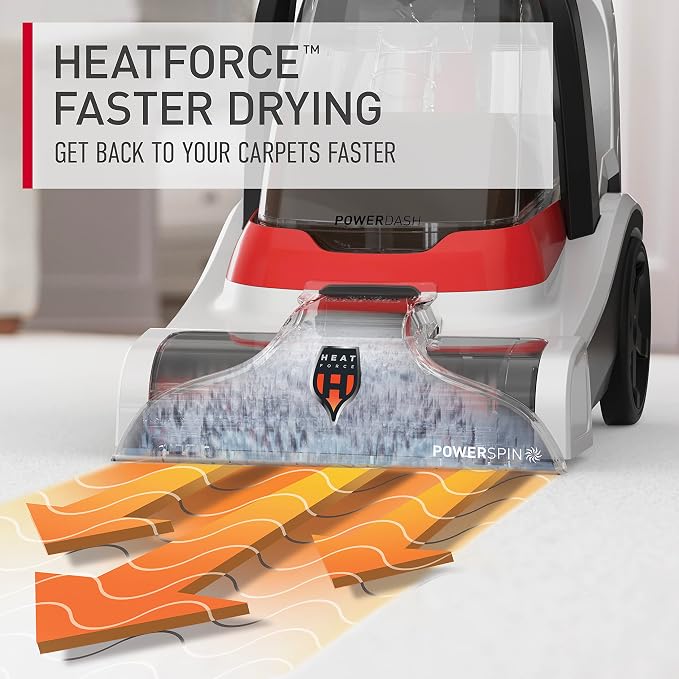 Hoover PowerDash Pet+ Compact Carpet Cleaner Machine, Lightweight Carpet - Image 4