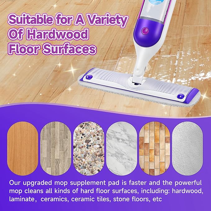 8 Pack Reusable Mop Replacement Pads Compatible - Image 6