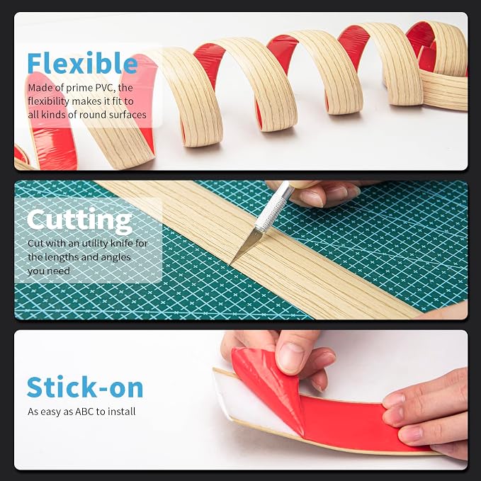 Art3d Self Adhesive Vinyl Floor Transition Strip Laminate Floor Strip Floor - Image 4