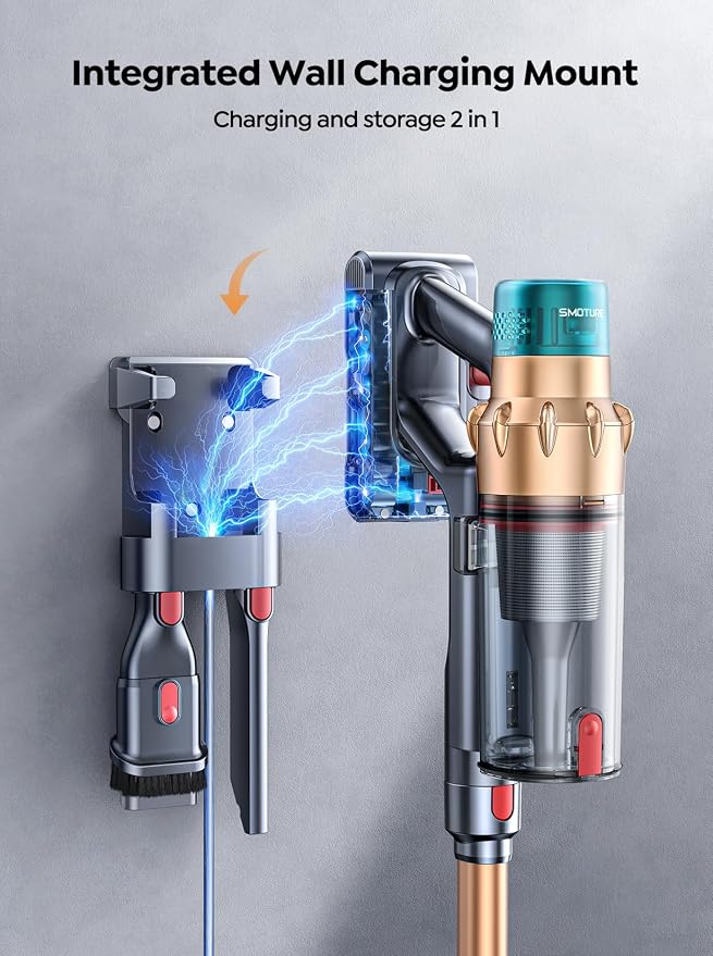 Cordless Vacuum Cleaner, 650W 55KPA 70 Mins Runtime Self-Standing Vacuum - Image 5