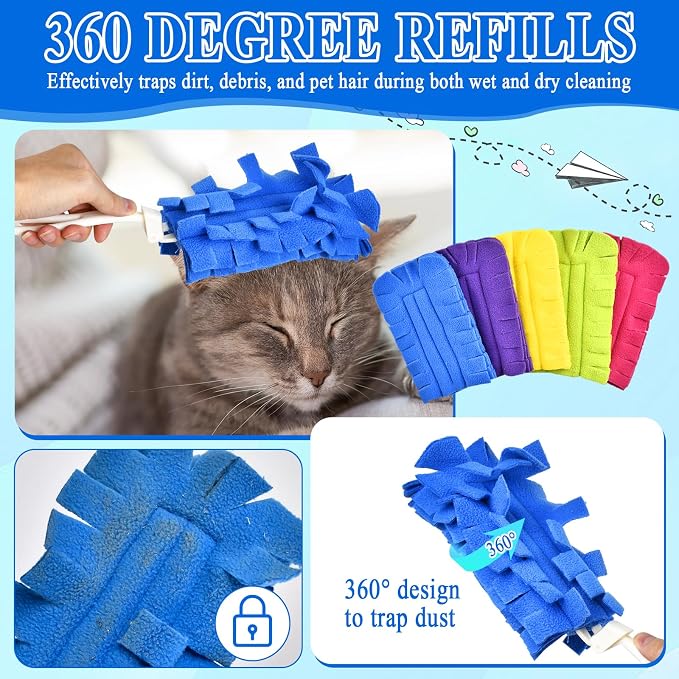 20Pcs Fleece Duster Refills, Reusable Dusters Compatible - Image 3