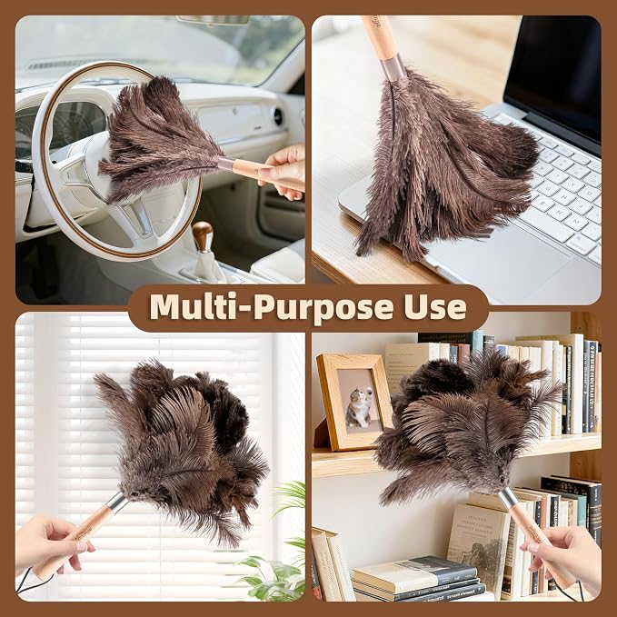 2 Pack Ostrich Feather Dusters - Image 6