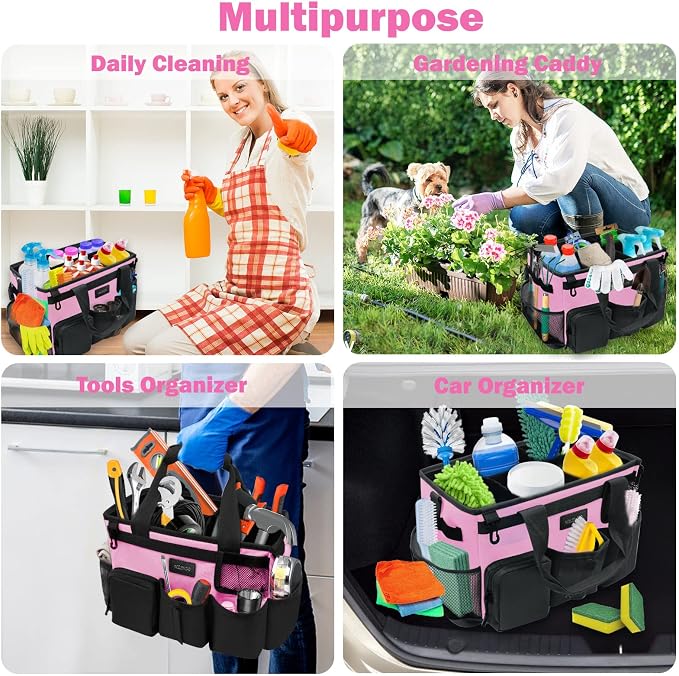 Wearable Cleaning Caddy Bag, Cleaning Supply Tote - Image 6