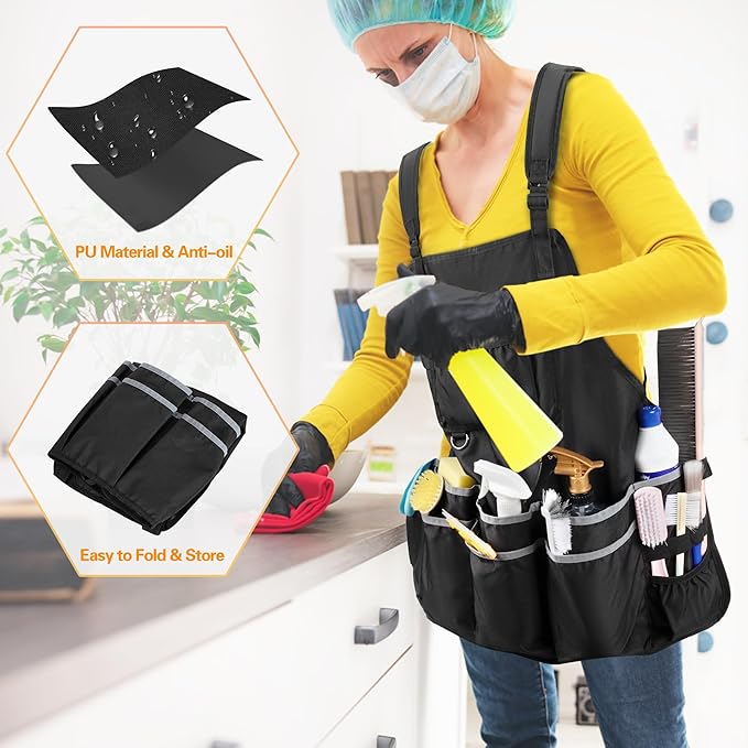 Extra-Large Cleaning Caddy & Large Apron, Organizer - Image 9
