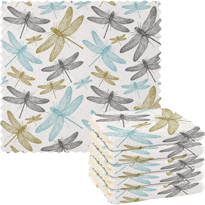 ALAZA Dish Towels Set of 6 by ALAZA