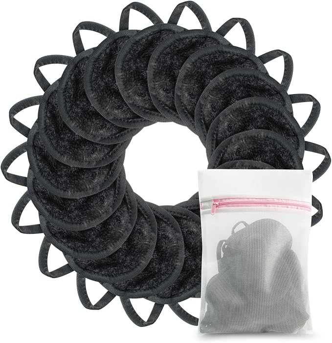Nugilla 18 Packs Reusable Makeup Remover Pads by Nugilla