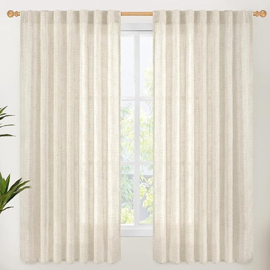YoungsTex Linen Curtains 60 Inch Wide by YoungsTex