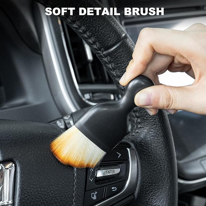 THINKWORK Car Interior Cleaning Kit, Car Duster Interior Detail Brush, - Image 4