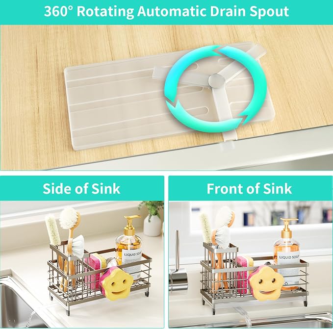 HapiRm Sink Caddy Sponge Holder - Image 2