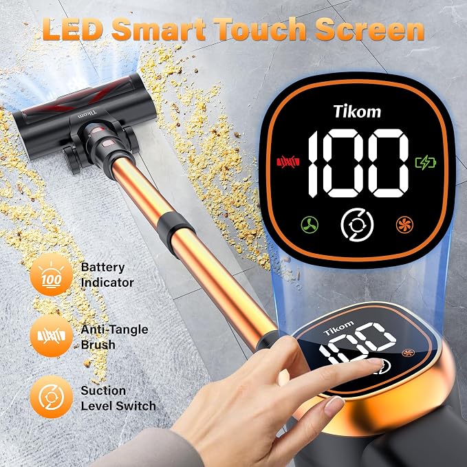 Tikom V500 Cordless Vacuum Cleaner - Image 3