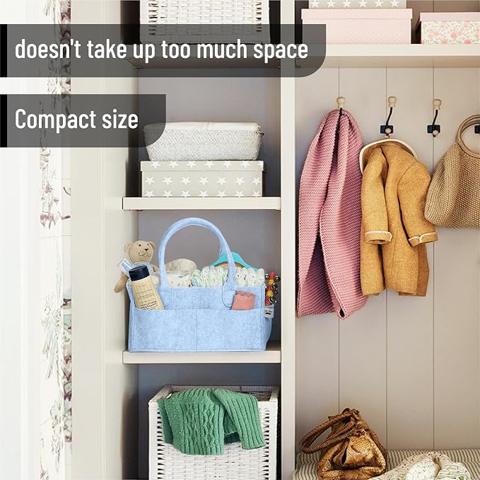 Mr. Pen- Baby Diaper Caddy Organizer, Sky Bliss, Baby Caddy Organizer - Image 5