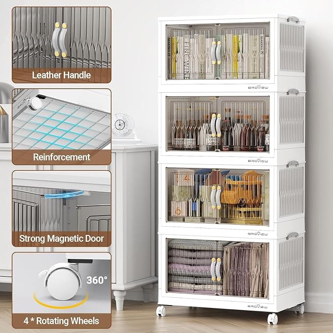 BROVIEW 320Qt Stackable Storage Bins - Image 5