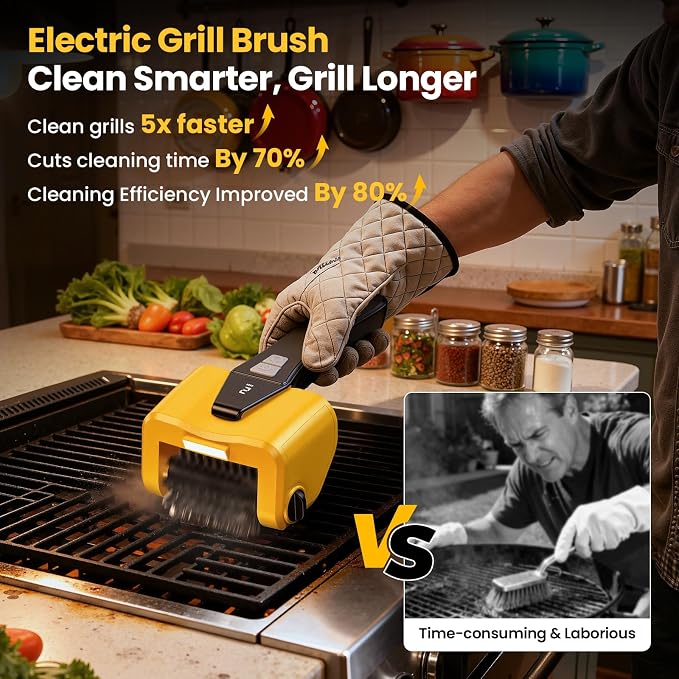 Grill Brush - 4000mAh Electric Grill Brush - Image 2